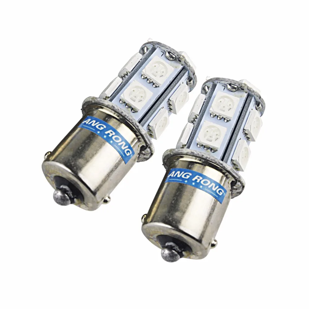 ANGRONG 2 шт. авто 1156 BA15S P21W 13 SMD 5050 светодиодсветодиодный Лампа стоп сигнал заднего
