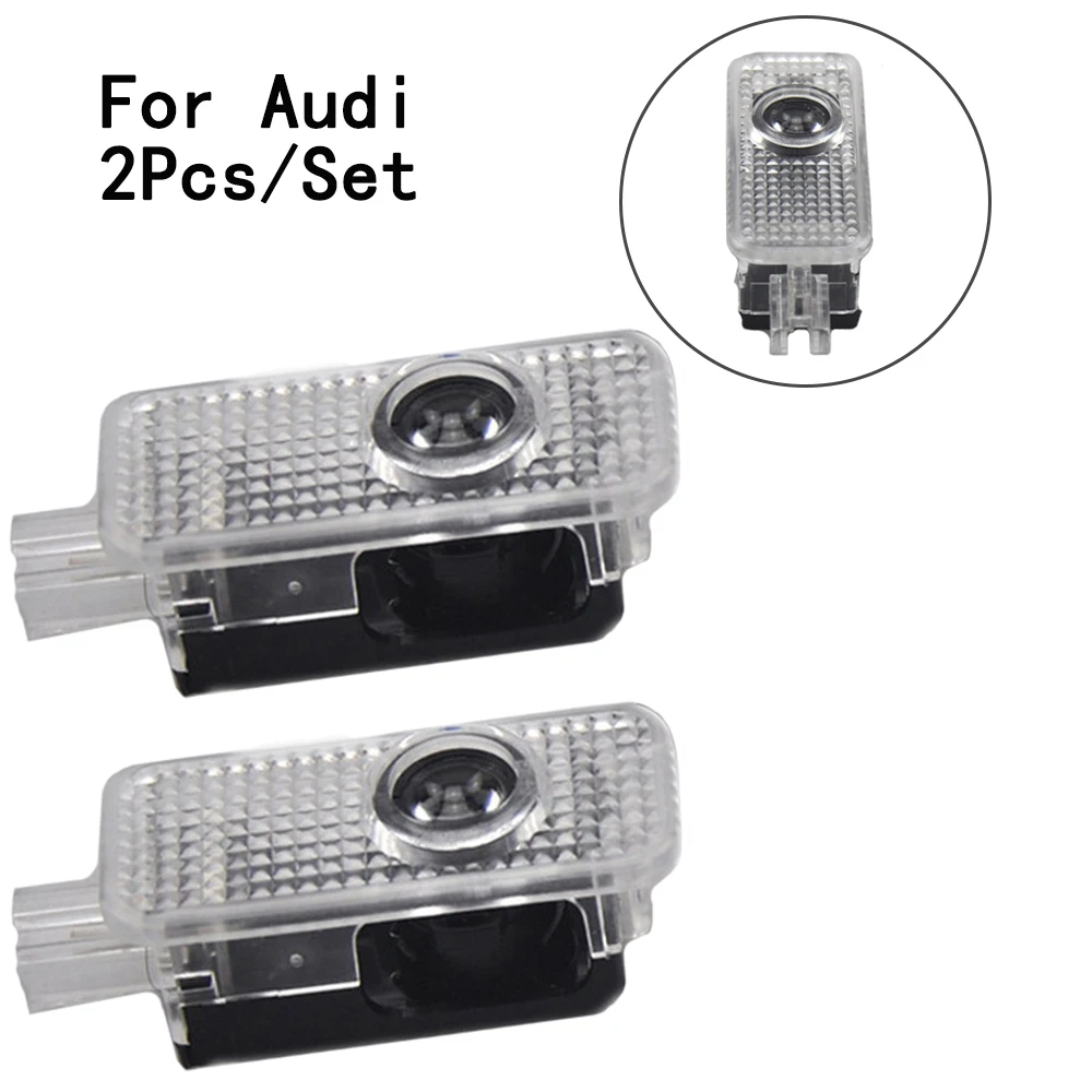 Для Audi A8/A6L/A5/A6/A4L/A3/A4/A1/R8/TT/Q7/Q5/A8/A7/A3/Q3 светодиодная Автомобильная дверная лампа Weclome