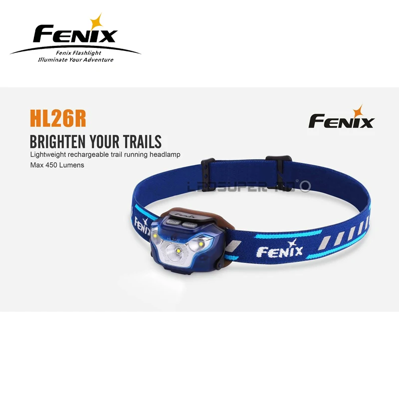 Trail Running Fenix HL26R Cree XP-G2 R5 светодиодный 450 люмен ультра легкий USB Перезаряжаемый