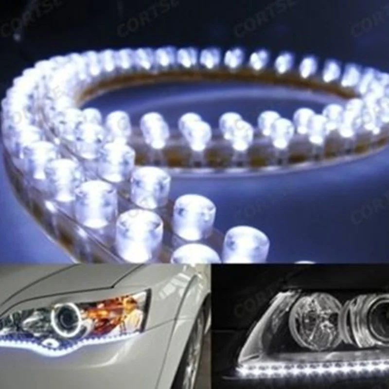 1 шт. светодиодная лента для автомобиля белый вождения DRL дневной ходовой