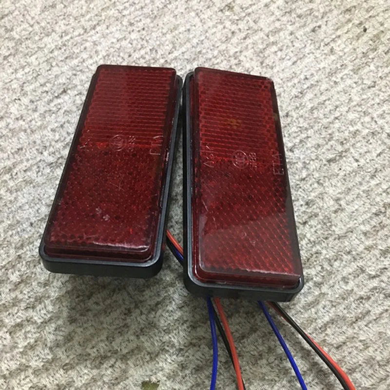 

1PC Waterproof LED Reflector Left/Right/Rear Tail Lamp Brake Stop Marker Light For Motorcycle Car Truck Trailer Accessories