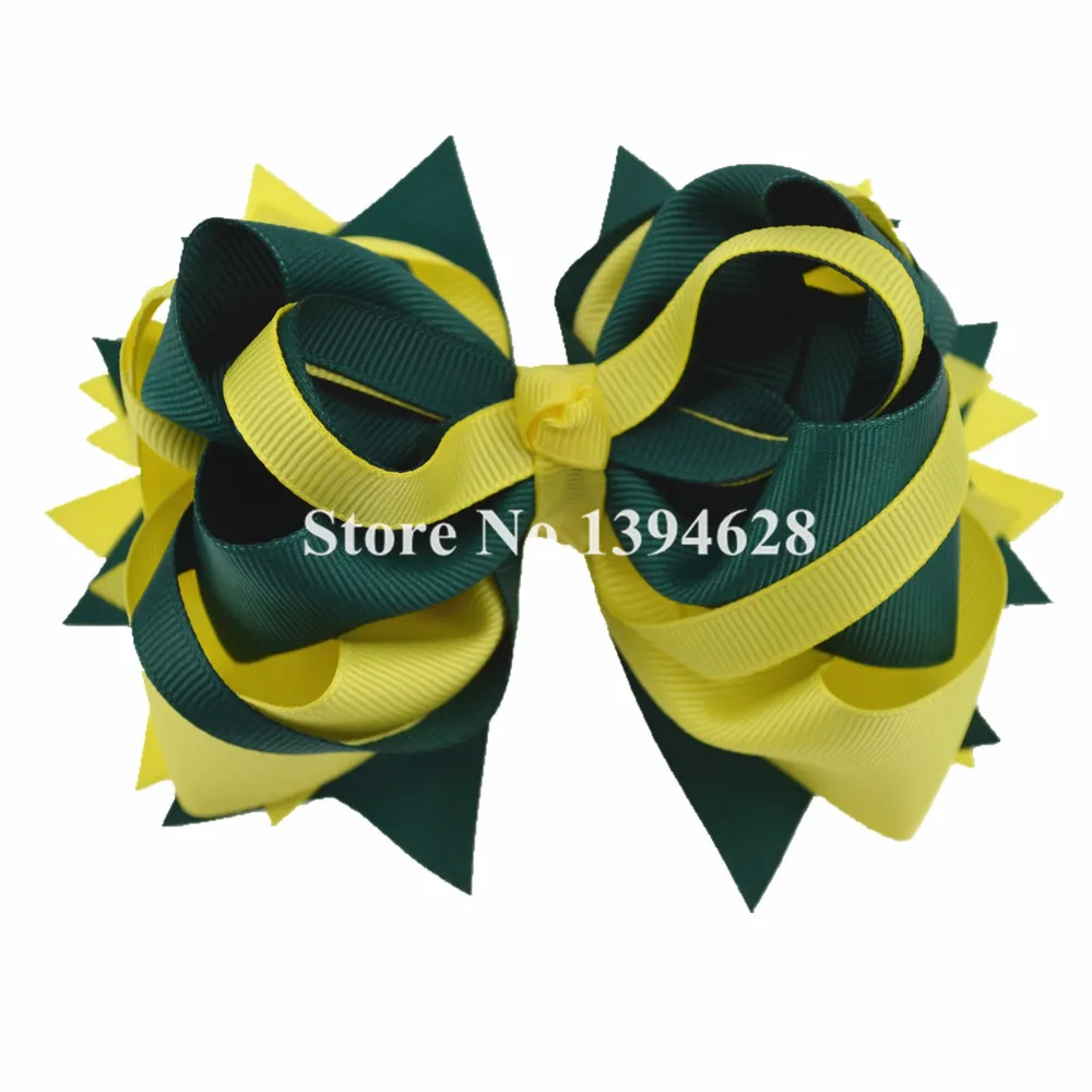 Женские банты из полиэстера 1 шт. 5 дюйма с бантиками для волос|baby boutique hair bows|bow tie
