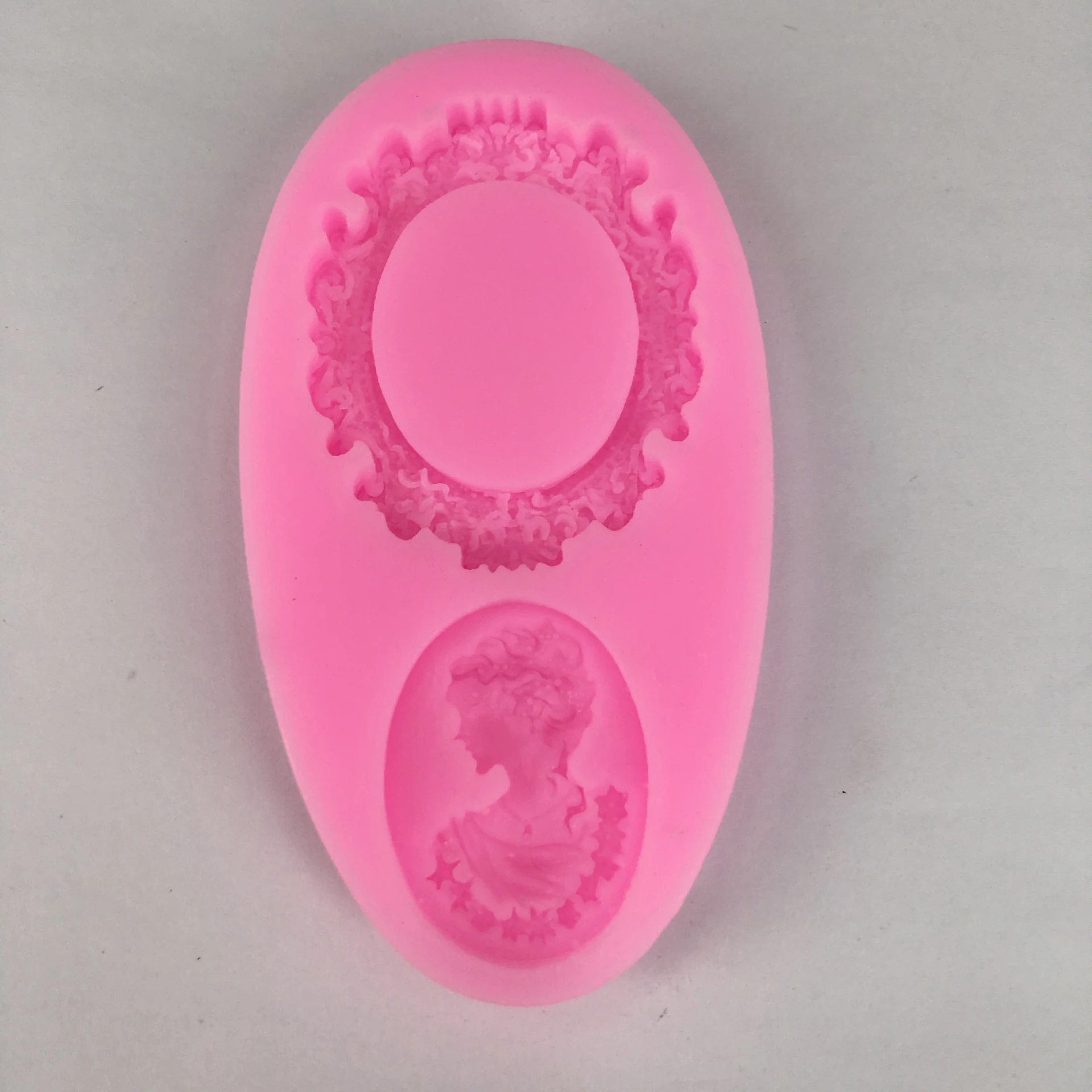 2 шт./компл. королева голова портретная рамка силиконовая смола форма для