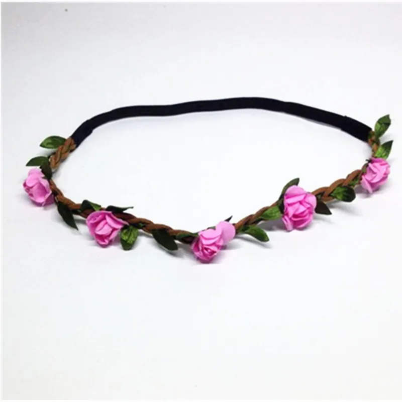 

Женская эластичная Свадебная Цветочная повязка для волос