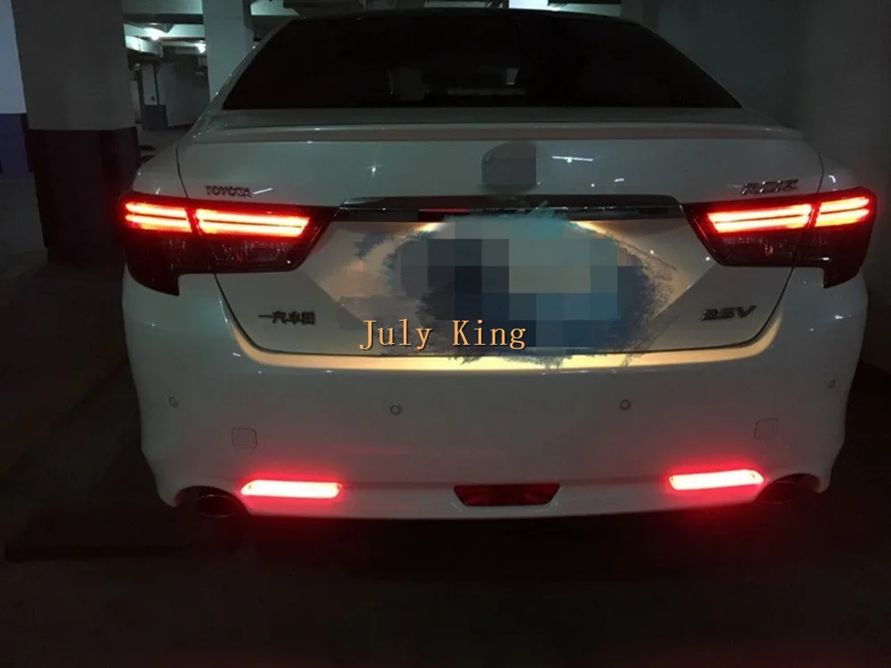 July King светодиодный световой направляющий стоп-сигнал, поворотники, ночной DRL чехол для Toyota Camry Reiz EZ Aurion Avalon Sienna Lexus и т. Д