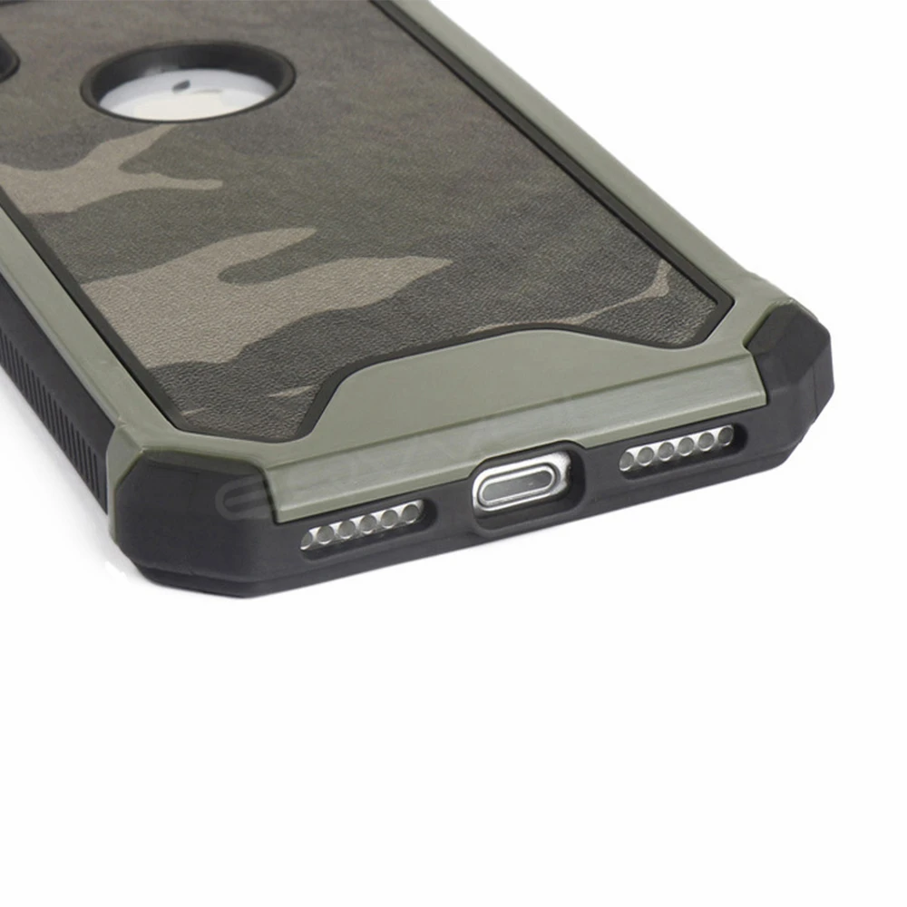 Eqvvol 3 In1 Army Green Camouflage Case For iPhone X 8 7 Plus Soft TPU Silicon Phone Cases Back Cover 6 6s 5s SE | Мобильные