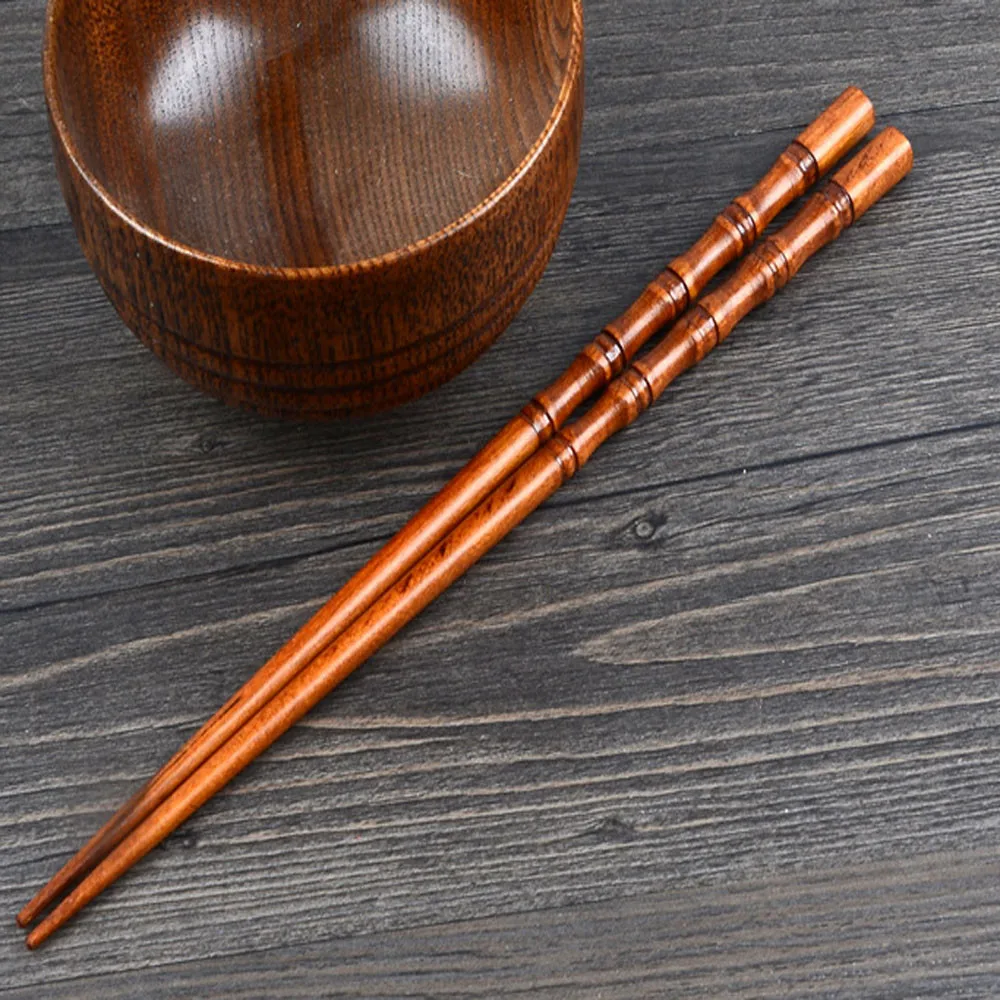 2 пары деревянные палочки для еды ручной работы в японском стиле|Палочки еды| |