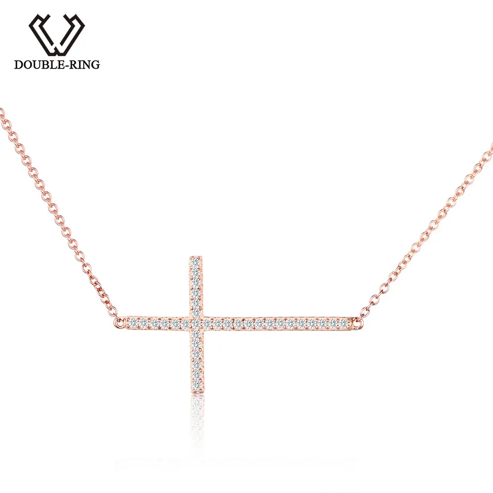 DOUBLE-R настоящее чистое серебро 925 пробы ювелирное изделие белый топаз