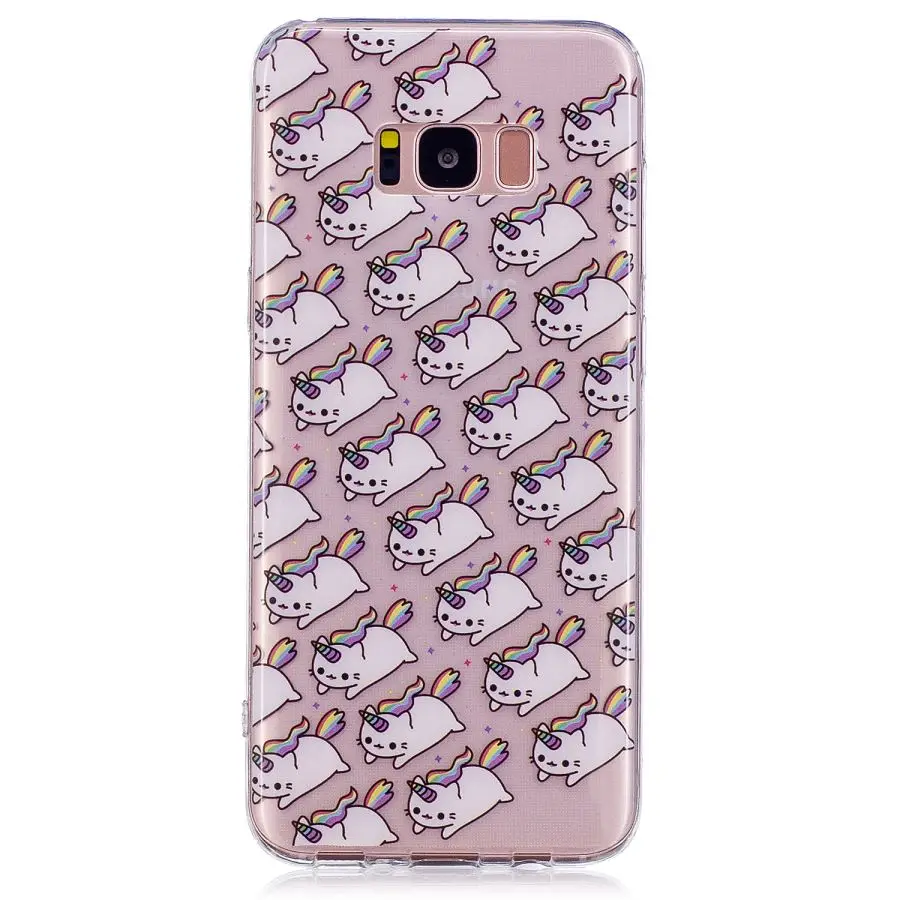 Чехол для Samsung Galaxy S8 S9 S10 Plus LiteA50 A40 A70 мягкий силиконовый защитный чехол из ТПУ с