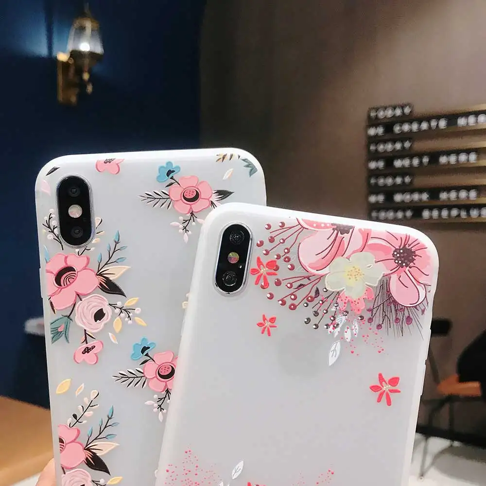 Мягкий матовый чехол Boucho для iphone XS MAX XR X 5 5S SE 6 6s 7 8 plus телефона из ТПУ с милым