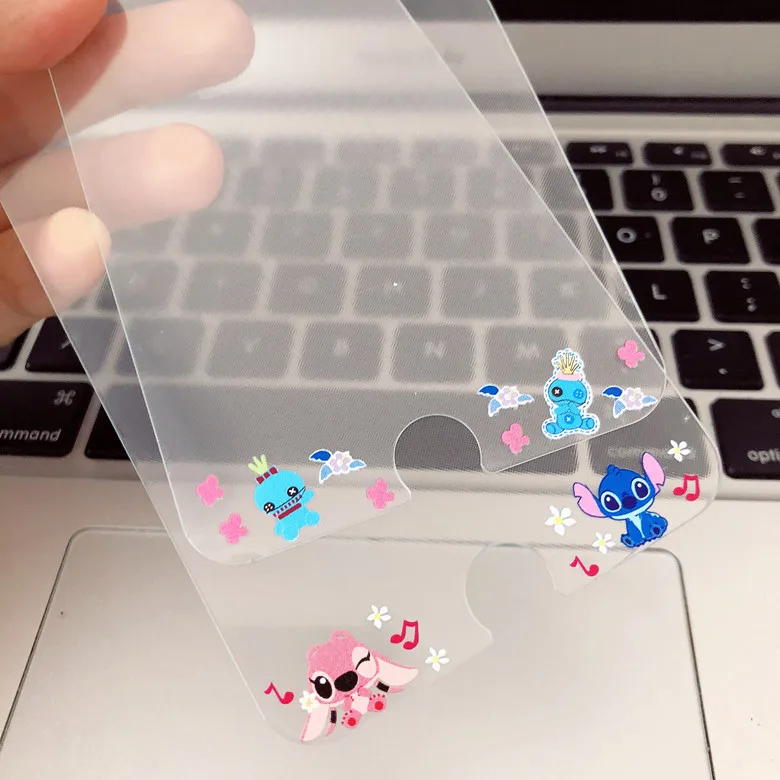 8plus Doraemon стежки мультфильм печати передний экран пленка защиты для iPhone8 7plus 6s 4,7 5,5 прозрачное закаленное стекло протектор