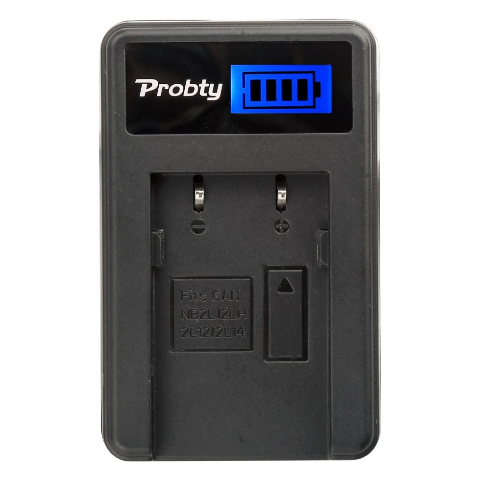 Probty NB-2LH NB 2L цифровой Батарея + ЖК-дисплей USB Зарядное устройство для Canon DC310 DC320 DC330