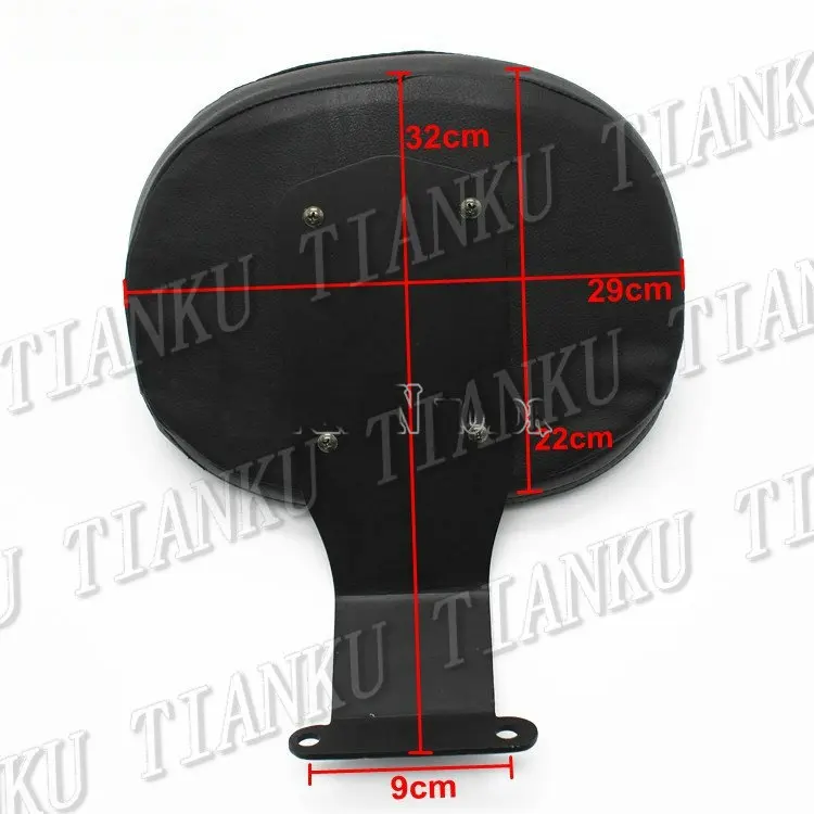 Мотоцикл черный кожаный драйвер передняя спинка для Honda Shadow VT400 VT 750 1997 2003| |