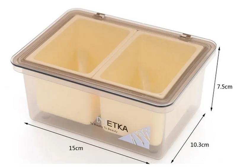 3 вида цветов Кухня ящик для хранения Организатор Пластик коробка с пряностями