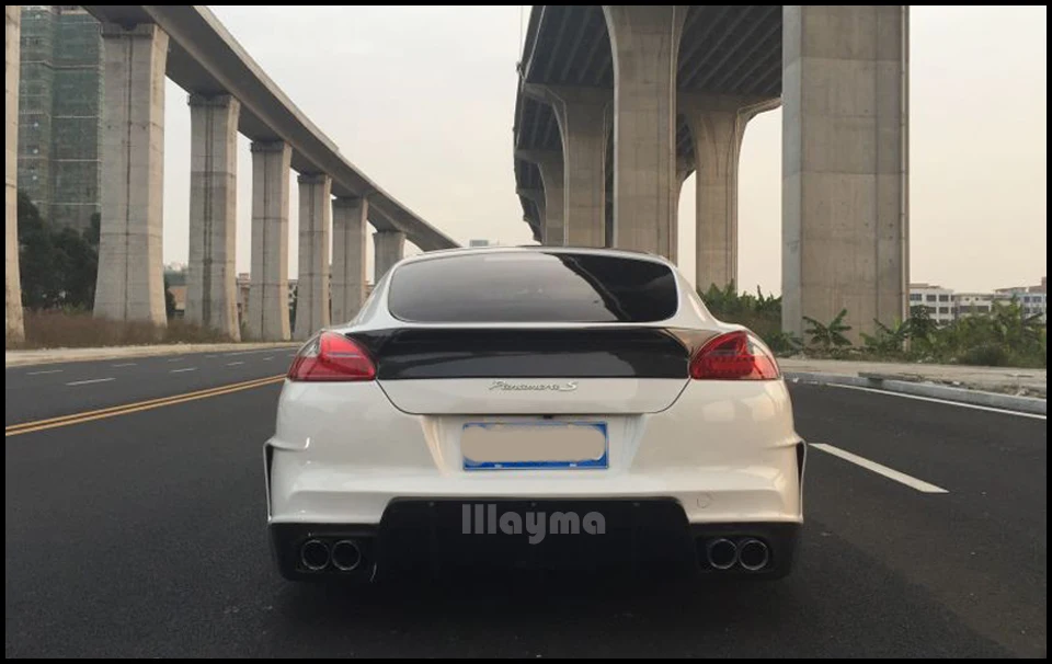 Vorsteinernr стильный задний спойлер багажника из углеродного волокна для Porsche Panamera 4 S 3.6L 2009-2013 года Turbo 4,8 T GTS автомобильный спойлер крыло