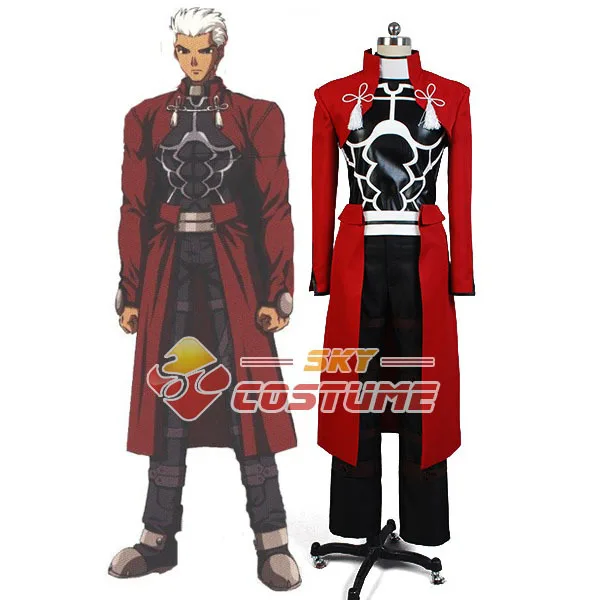 

Костюм Fate/stay night Archer для косплея, пальто, наряд, верхняя одежда, платье, куртка для мужчин, Новое поступление, полный комплект для Хэллоуина, к...