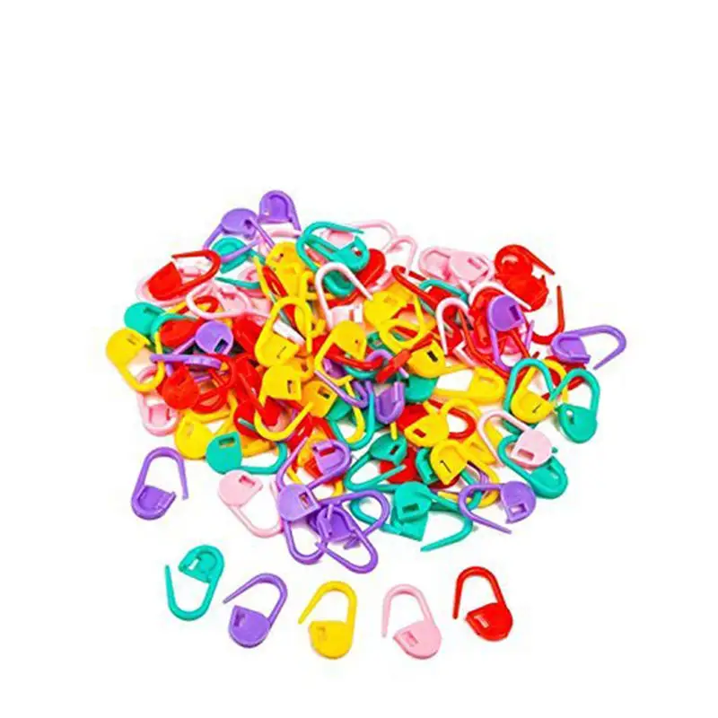 120 шт./компл. красочные пластиковые булавки для безопасности Mark свитер вязание
