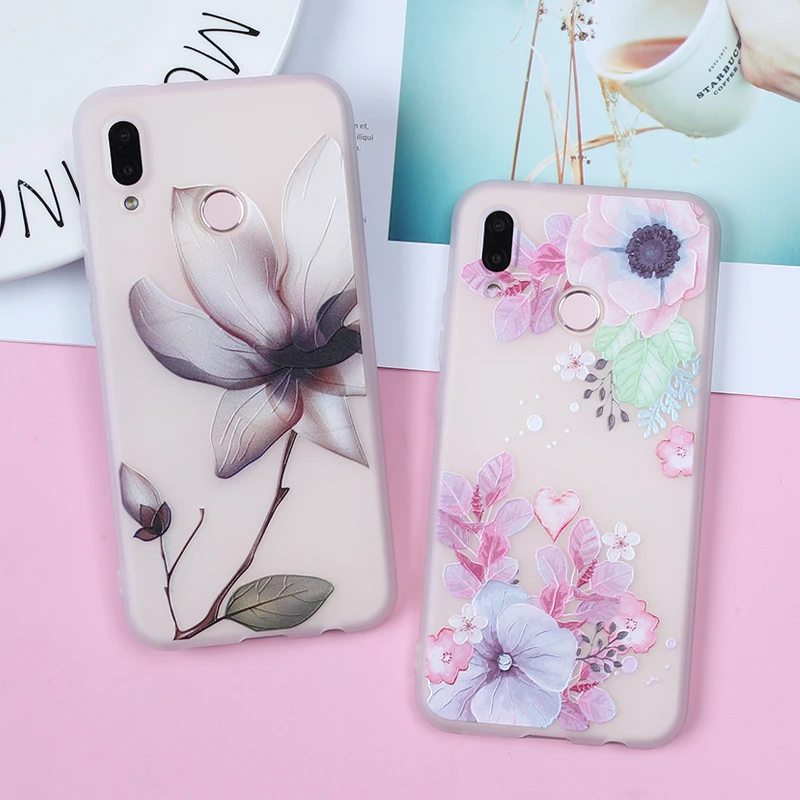 Чехол EIRMEON для Huawei P20 Lite чехол Honor 9 10 6X 7X P8 P9 P10 Nova 2 Plus 3E мягкий из ТПУ с рельефными