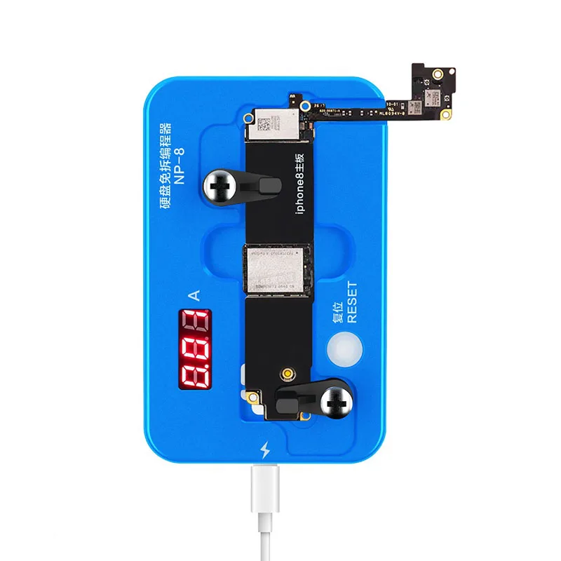 NP-8 JC NAND Программист без удаления для iPhone 6S/6SP/7G/7 P/8G/8 P/X/XR/XS MAX HD чтение/запись/правка и SYSCFG данные форматирования - Цвет: NP-8