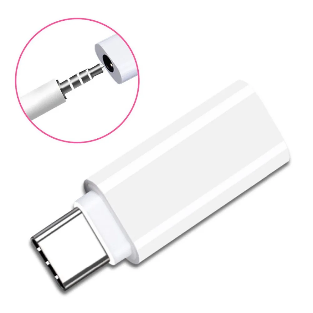 Olhveitra Тип C USB к 3 5 мм аудио адаптер разветвитель для наушников конвертер Кабель