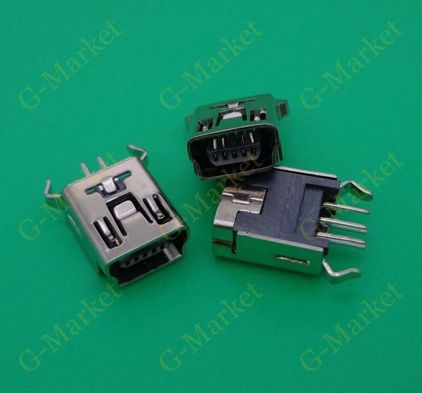 5X мини USB разъем для зарядки Philips 180 градусов изгиб ног женский порт передачи