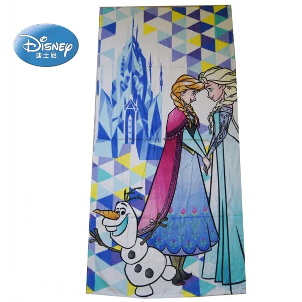 Disney мультфильм красный Минни Микки Маус замороженная ванна/бассейн/пляжное полотенце супермягкий впитыватель хлопок купальное полотенце 75x150 см - Цвет: frozen elsa anna