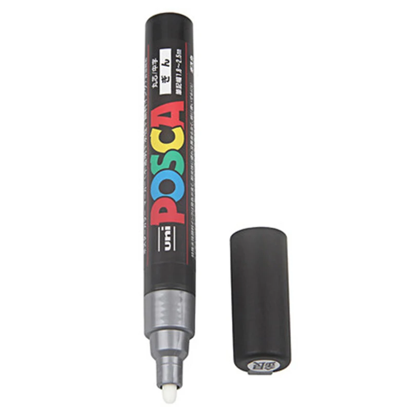 8 шт./лот Uni Posca PC-5M Краска Маркер-тонкий Tip-1.8mm-2.5mm Posca серии поп-плакат на водной основе рекламная ручка