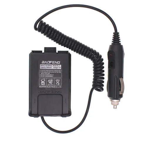 12 В Автомобильное зарядное устройство адаптер для батареи Eliminator для Baofeng Walkie Talkie UV5R UV-5R UV-5RE UV-5RA DM-5R Плюс Радио