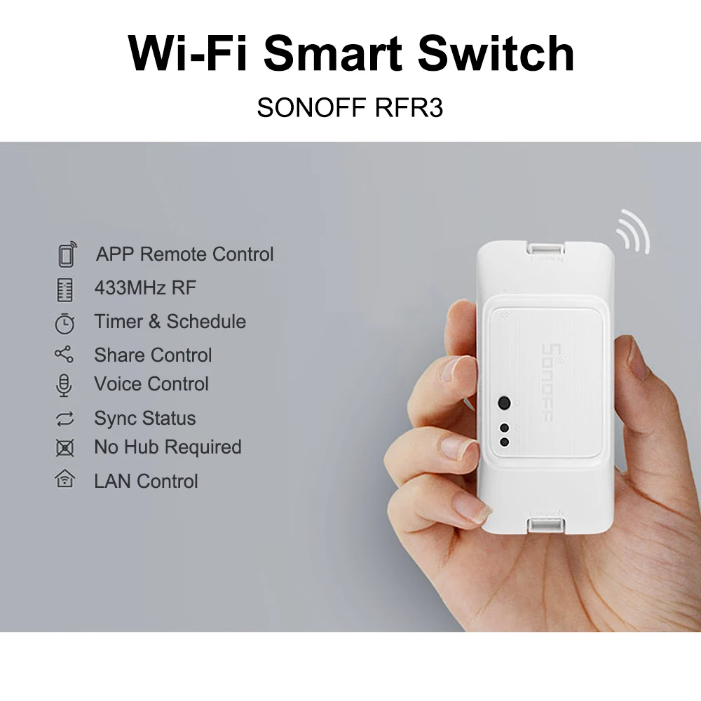 WIFI DIY умный радиочастотный переключатель Голосовое управление приложение