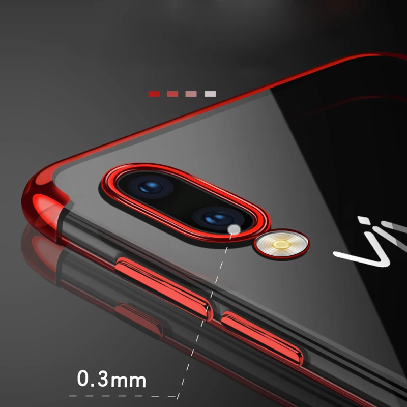 Роскошный чехол EXUNTON для VIVO V11 Pro V11i Z3I Z3 мягкий из ТПУ с покрытием V11I задней панели