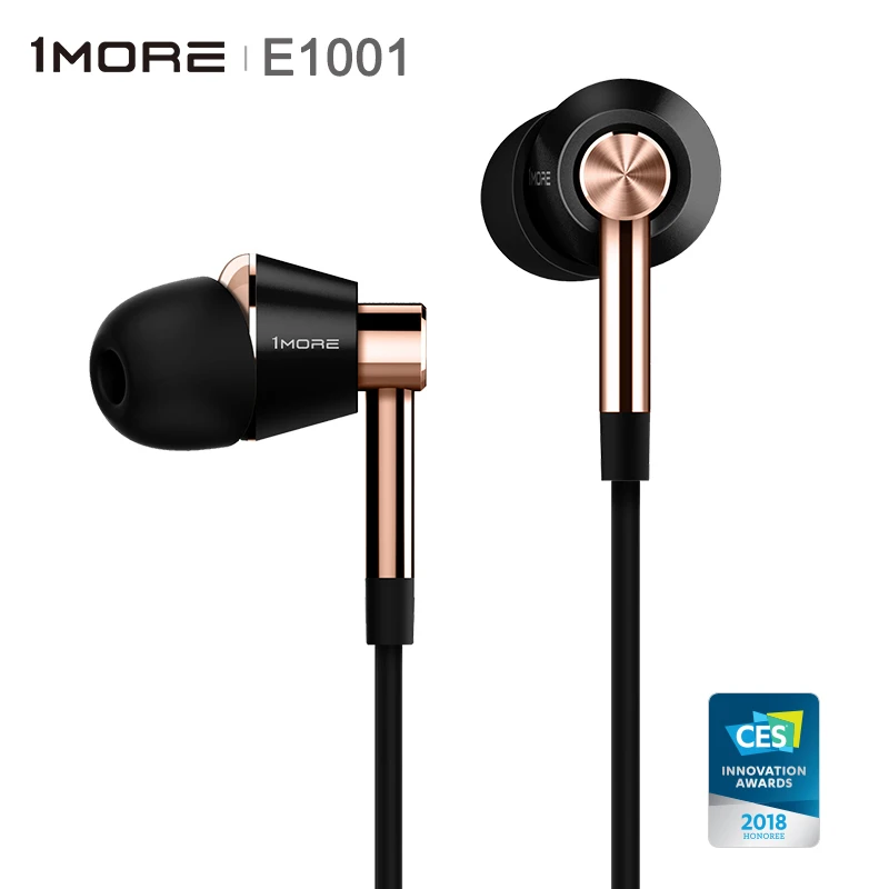 1 еще E1001 тройной драйвер HiFi наушники-вкладыши 2 сбалансированные арматуры +