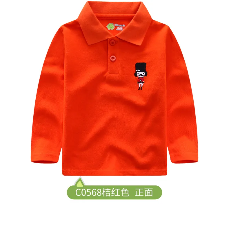 Рубашка-поло для мальчиков детская одежда малышей 2017 новая весенняя Детская