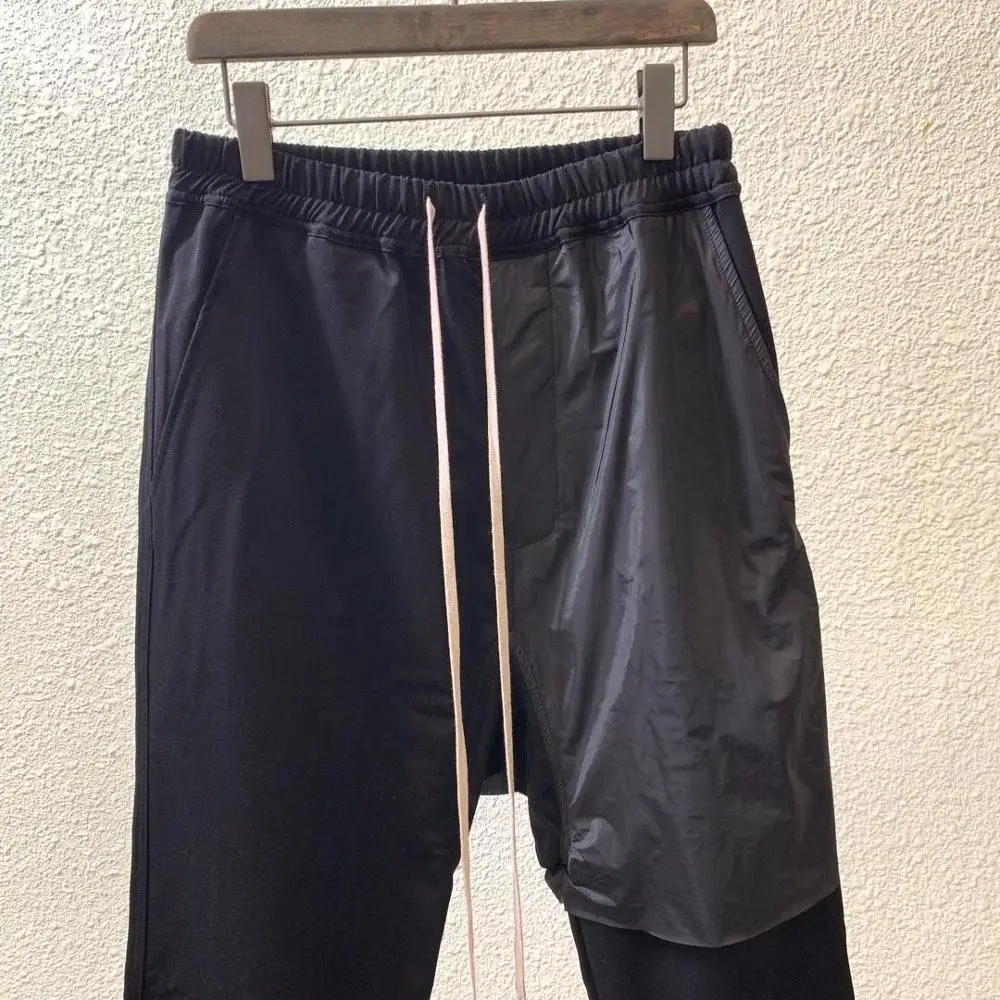 19ss Owen Seak мужские повседневные шаровары Готическая мужская одежда спортивные штаны летние женские укороченные брюки свободные черные брюки Размер XL