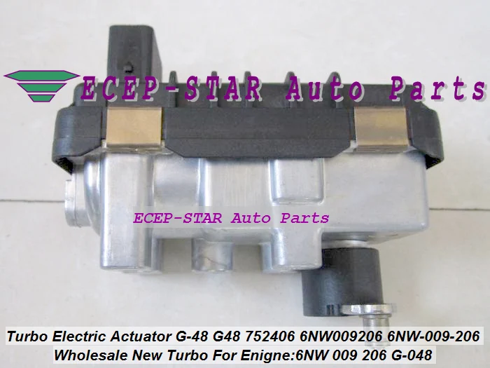 Турбо электронный привод Turbo Electric BOOST Wastegate Actuator G48 G048 752406 6NW009206 6NW 009 206 206|turbo electronic