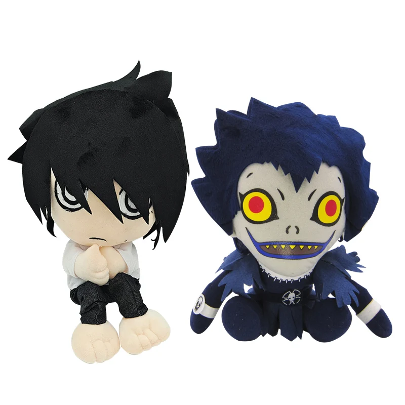 A and B 30 см Death Note Аниме L Lawliet и Ryuuku плюшевые куклы мягкие игрушки - Цвет: A and B
