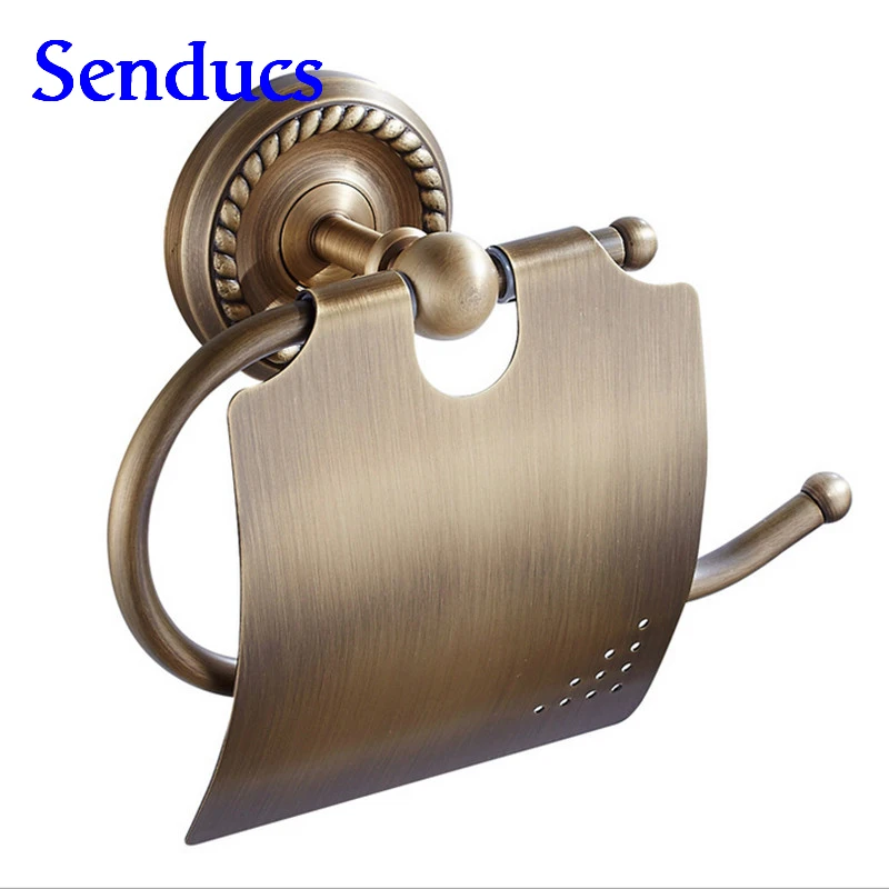Бесплатная доставка Высокое качество античный рулонный бумажный держатель с