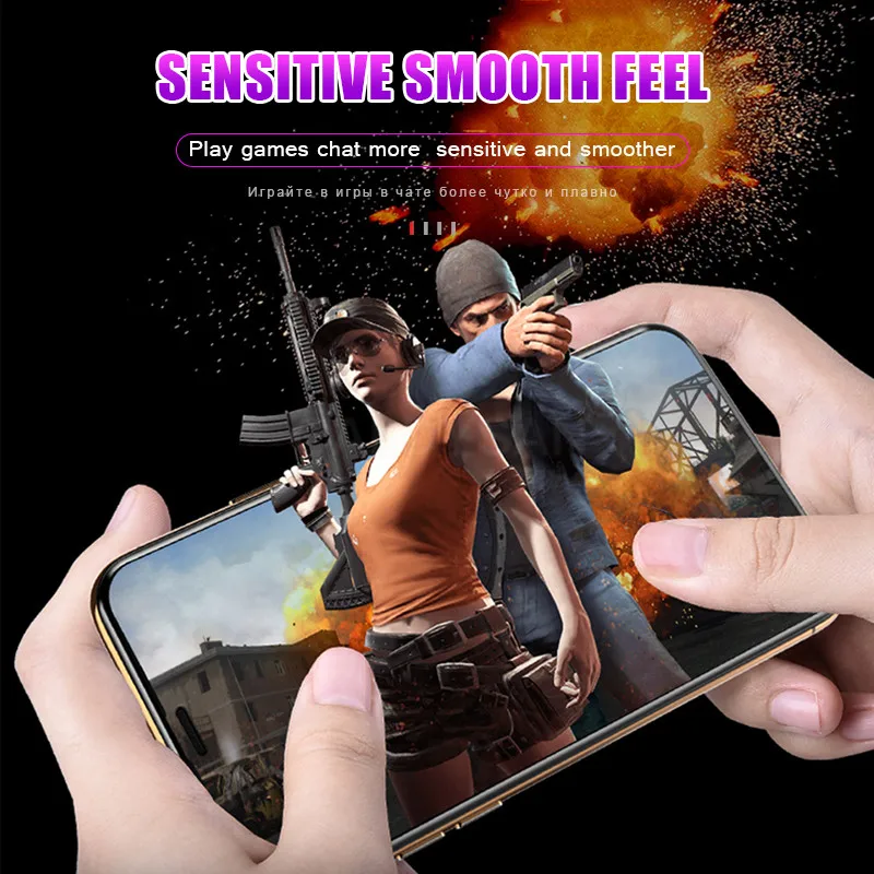 Изогнутое защитное стекло с полным покрытием 20D для iPhone 12 mini 11 XR XS Pro Max 6 6s 7 8 Plus 9H 2