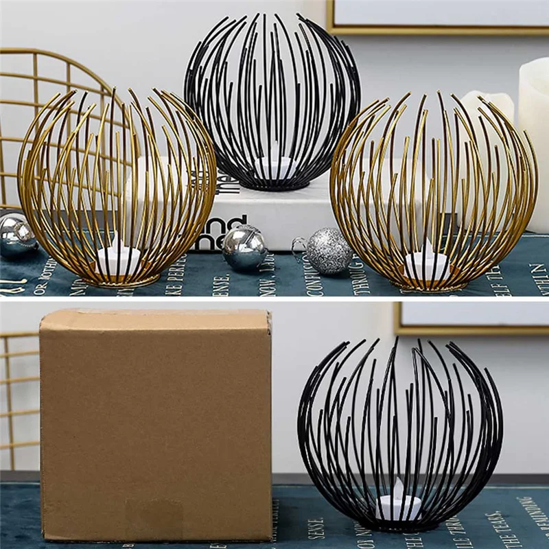 Подсвечник Hloder в европейском стиле железный геометрический подсвечник