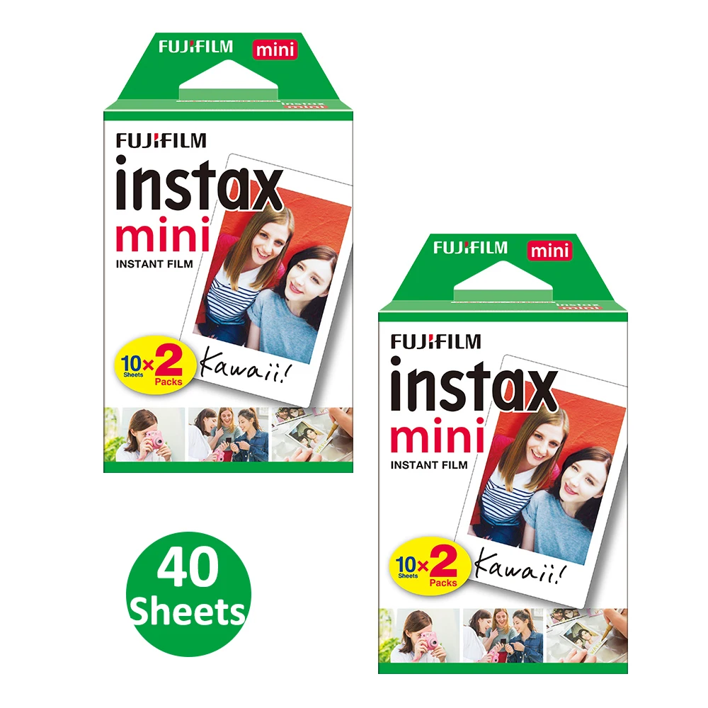 Для Fujifilm Instax Mini 8 9 белый фильм 40 снимков Листов Мини 25 50 70 90 мгновенных Фильм Камера фото+ 10 в 1 Аксессуары Наборы