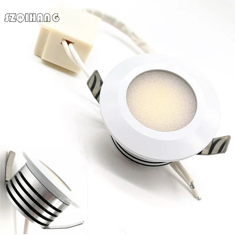 

Free Shipping 3W 5W COB Led Downlight Mini Led Cabinet Lamps Dimmable Led Spot Ceiling Recessed Downlight With Led Driver