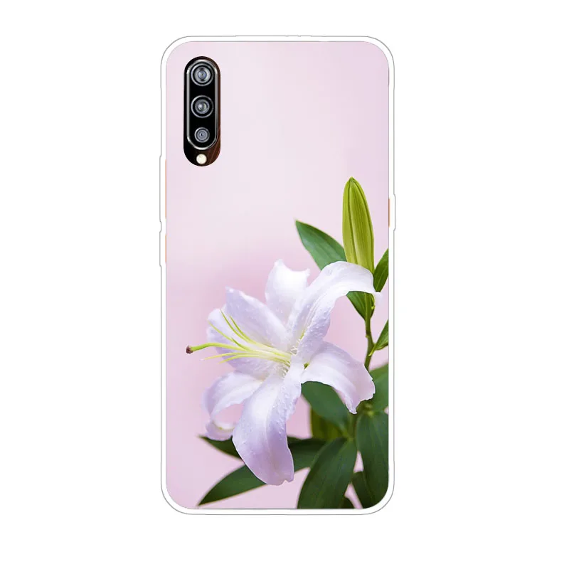 Vivo IQOO Case Silicon Colorful flower Painting Soft TPU Back Cover for Phone protect cases shell |