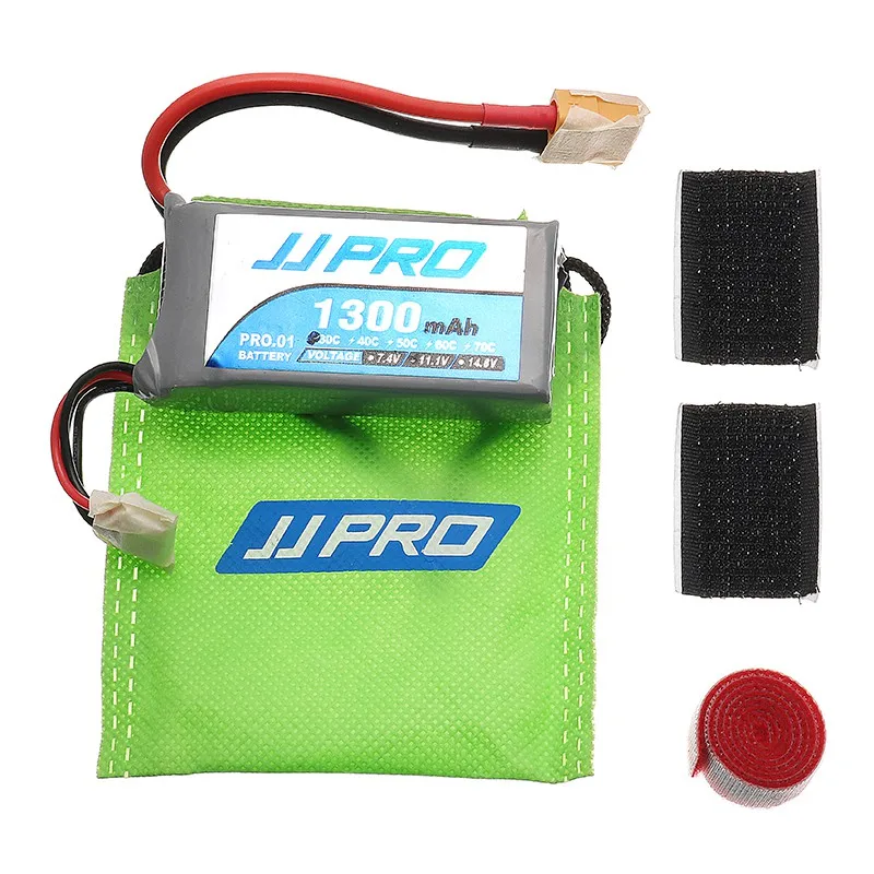 Перезаряжаемые lipo Батарея jjpro-p01 Мощность 11.1 В 1300 мАч 30c 3 S Lipo XT60 plug | Игрушки и хобби
