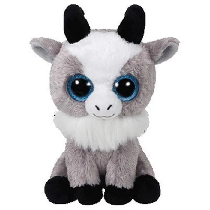 Gabby Goat Большие глаза мягкие животные плюшевые игрушки 15 см кошки Единорог Сова собака Леопард Пингвин, лиса печать корова коала призрак мышь - Цвет: Gabby Goat