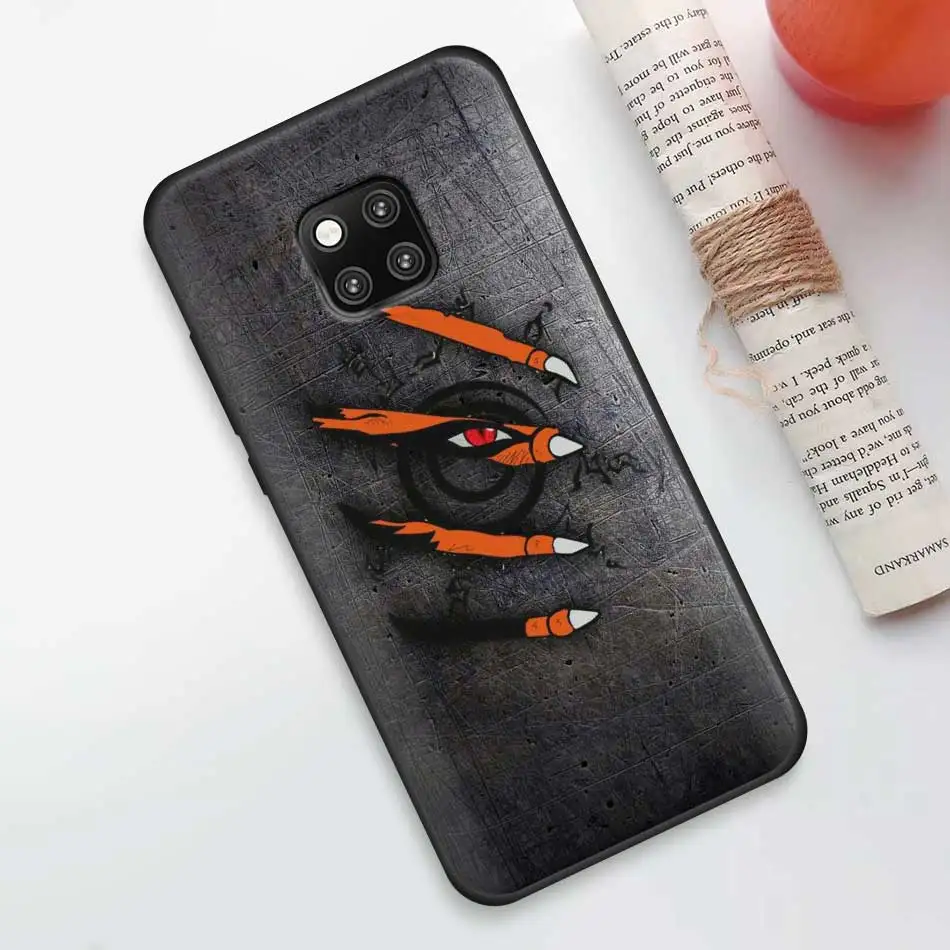 Наруто Какаши японского аниме для huawei mate 20 Pro 10 20 Lite P20 P30 Pro Honor 20 Lite 20 Pro Черный силиконовый чехол для телефона