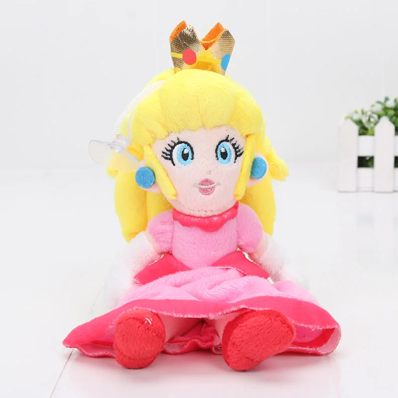 Розовый 8 ''20 см Super Mario Bros Принцесса Персик Дейзи розалина Мягкие плюшевые игрушки - Цвет: Розовый