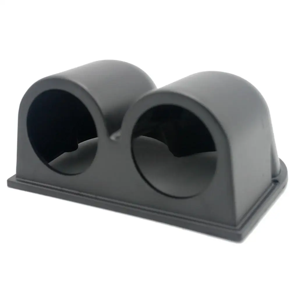 Double holes Gauge Pod держатель кронштейн для 2 дюймов 52 мм измерительные приборы автомобиля метр(тройные отверстия - Цвет: Double holes