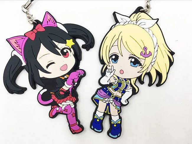 Брелок из аниме Love Live Нико Рин Umi маки Чика Рико Йоши куникида кэнан резиновый
