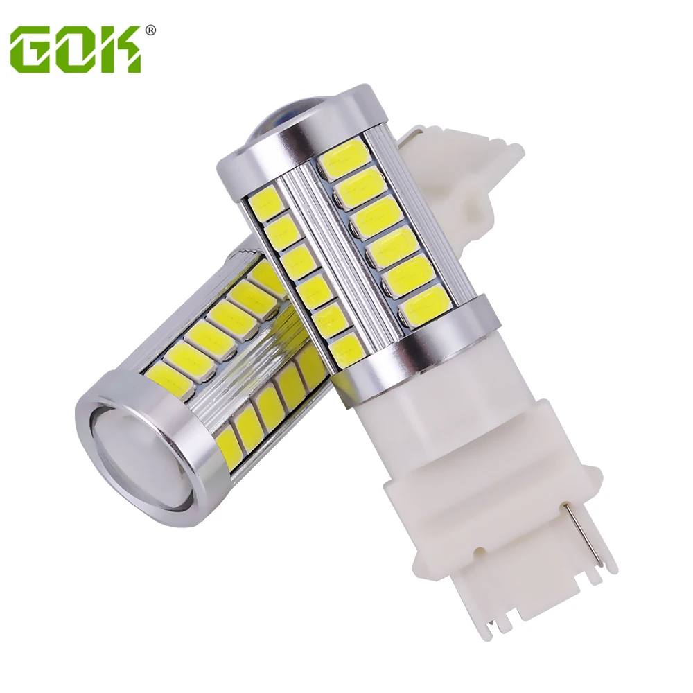 

10 шт. T25 3157 3156 led 33SMD светодиодный 5730 сигнал поворота светильник свет Автомобильный источник света Лампа стоп-сигнал задний фсветильник
