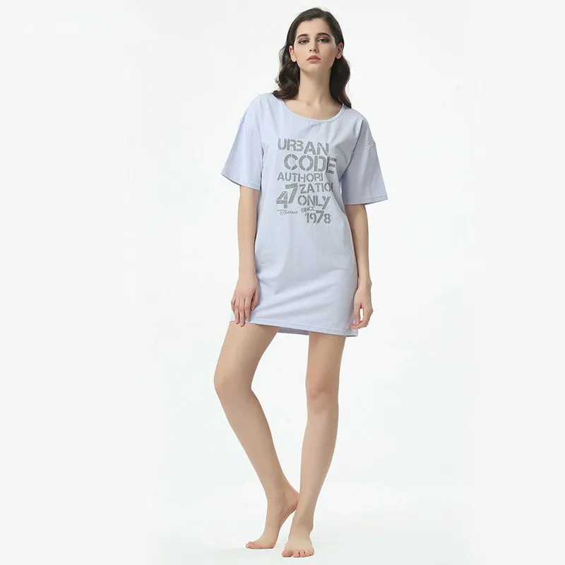 Женская Мода Белый Модальные Сексуальная Ночная Рубашка Летняя Ночь Платье С