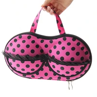 pressure proof bra case cosmetic underwear organizer lingerie bra travel bag zip cases clothes bra cloth art pouch suitcase